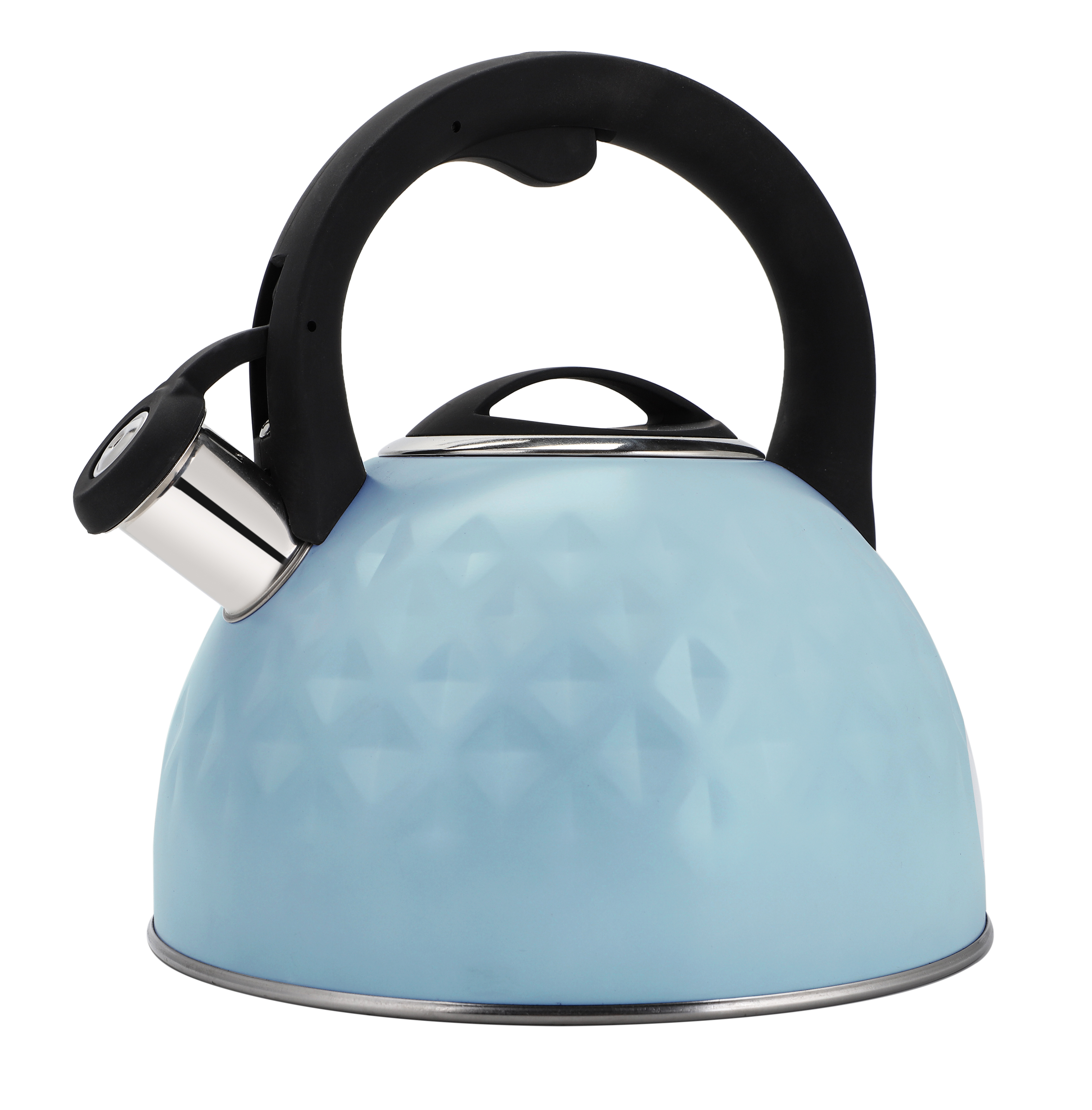 3.0L Stove Top Stainless Steel Tea Pot new Food Grade Polished Custom top seller Whistling Tea Kettle with induction bottom