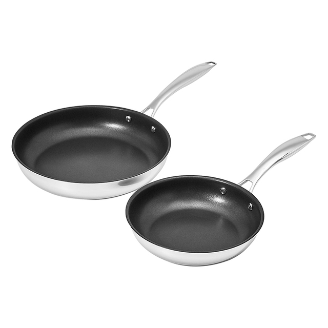 Hot Sale Wholesale 3 Layer Base Stainless Steel Pan 20/24/26/28cm 8inch/10inch/12inch Ceramics Nonstick Cookware Frying Pan