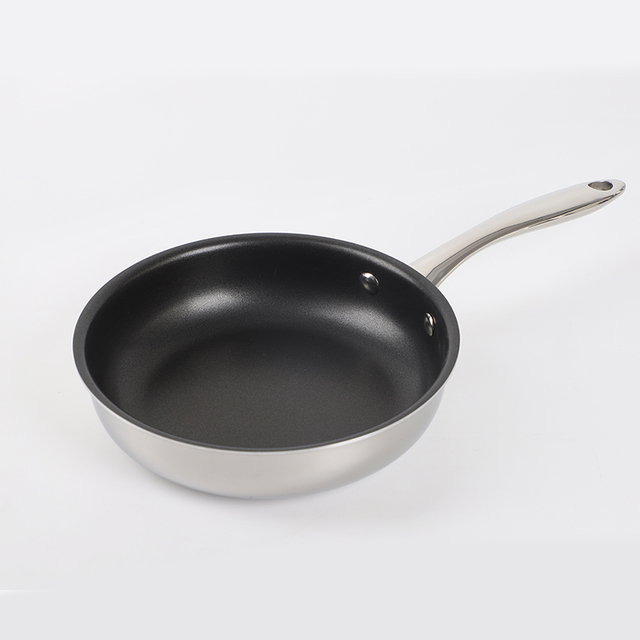 10 Piece High Quality Wholesale 18/10 Triply Stainless Steel 3 Layer Pots And Pans Steamer Set Cookware Set Saucepan Frying Pan