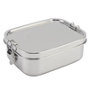 New Stainless Steel Sandwich Box School Metal Bento Lunch Box Kids Food Container With Lid With Leakproof Lid