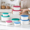 New Design 304 Stainless Steel Fresh-keeping Lunch Box Silicone Cover Leak-proof Heating Food Grade Microwave Sealed Box