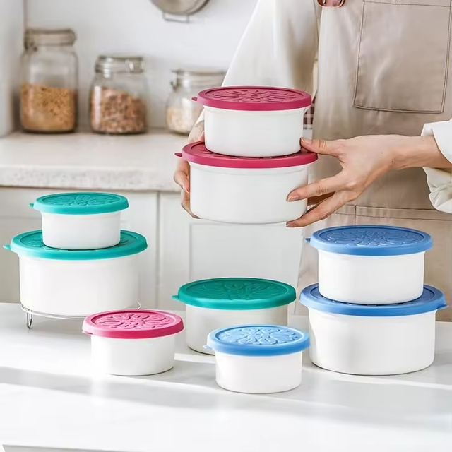 New Design 304 Stainless Steel Fresh-keeping Lunch Box Silicone Cover Leak-proof Heating Food Grade Microwave Sealed Box