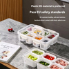 Factory Wholesale Fresh Food Storage Box Set with Compartments for Refrigerator Food Sealed Fresh Keeping Container with Timer