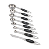 Magnetic Measuring Spoons Set Stainless Steel with Leveler for Baking and Spoon