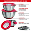 Factory Stainless Steel Mixing Bowl with Spout Salad Bowl Set Salad Spinner Set Mixing Bowl with Handle