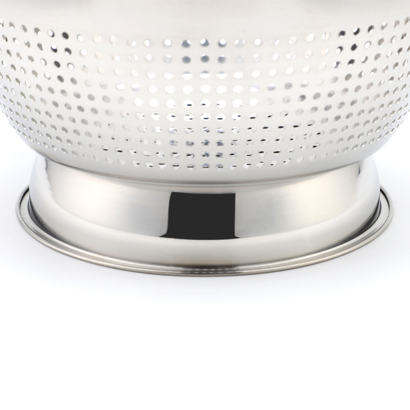 Fruit Vegetable Kitchen Strainer Colanders Set Stainless Steel Drain Wash Storage Drain Basket