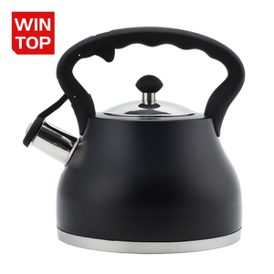 2.7L Black Color Painting Kettle Whistling Tea Pot Stainless Steel Whistle Stove Top Kettle