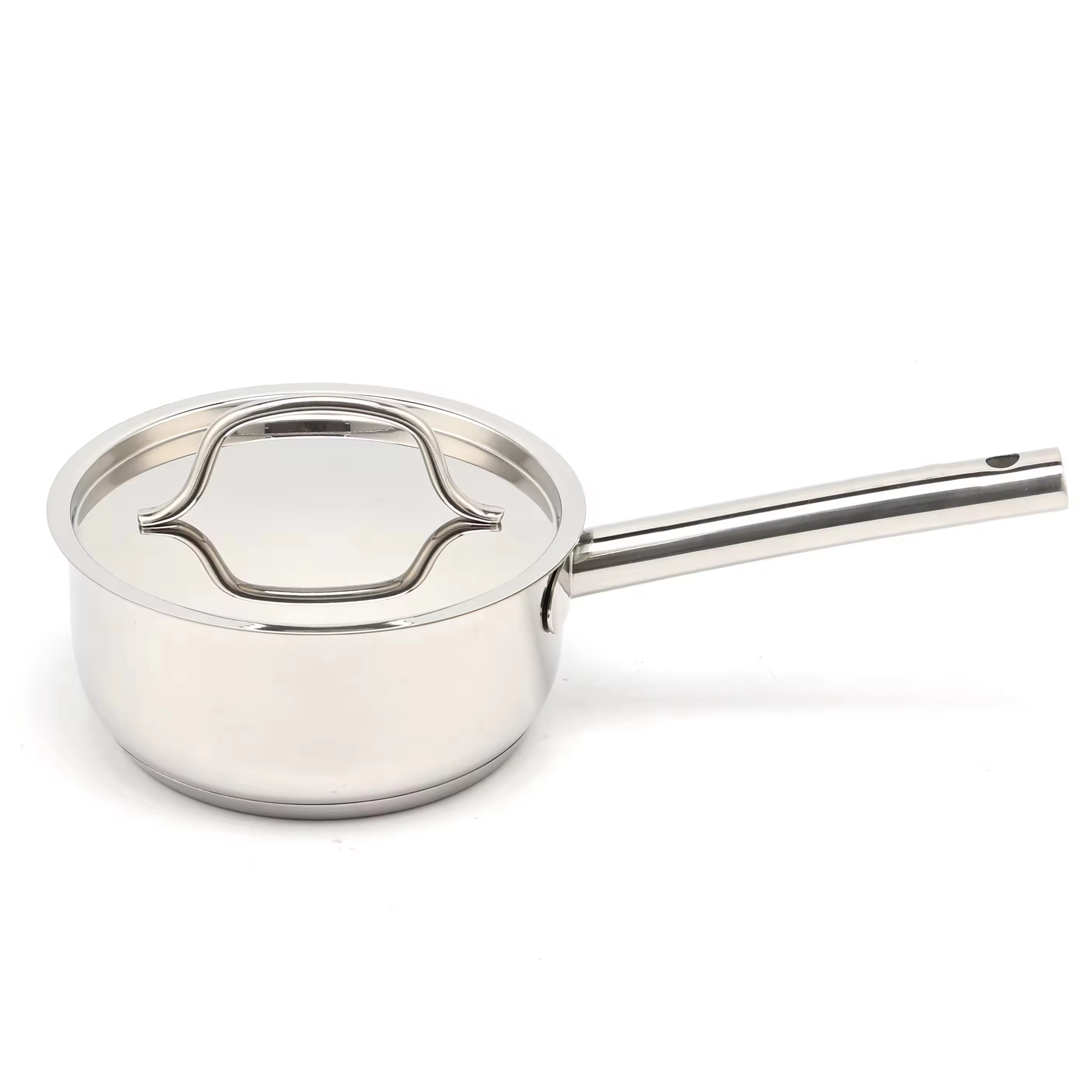 Wholesale Custom 9 Piece Stainless Steel Induction Safe Pots and Pans NonToxic Kitchen Cookware Set with Stainless Steel Lid