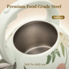 Factory Wholesale 3L Whistling Tea Kettle Pot Customized Vintage Floral Design Stainless Steel Hot Water Teapot for ALL Stovetop