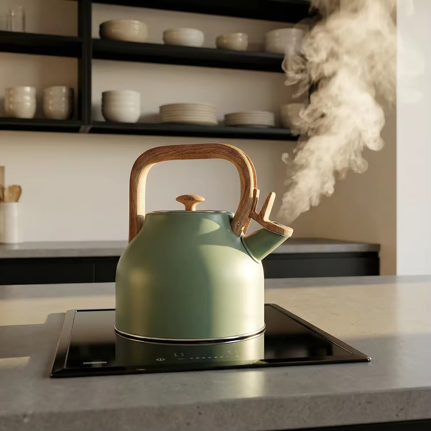 Factory Wholesale 3.0L Whistling Tea Kettle Tea Pot Customized Color Stainless Steel Hot Water Teapot for ALL Stovetop