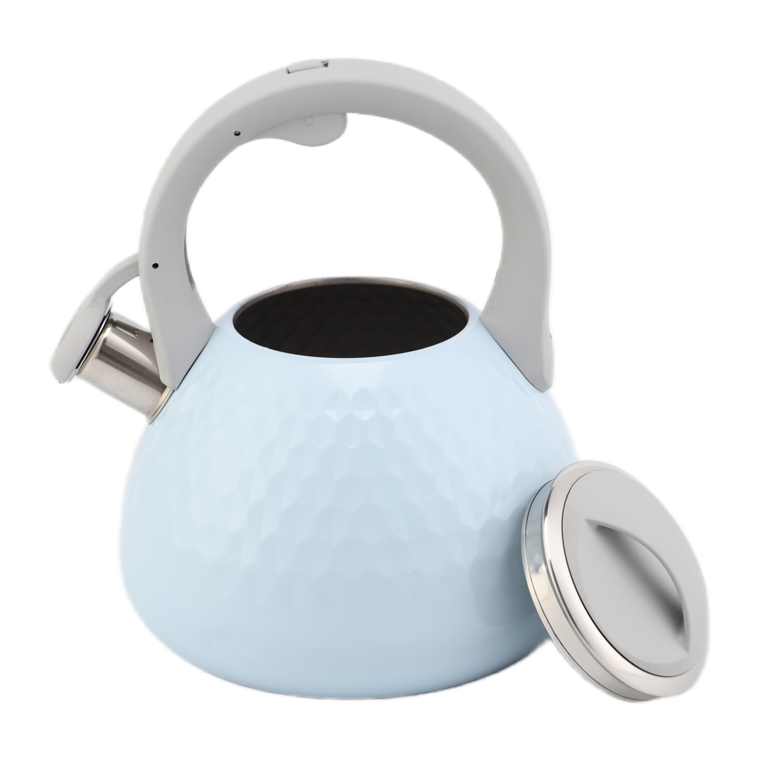 Factory Wholesale 2.7L Whistling Tea Kettle Tea Pot Customized Color Stainless Steel Hot Water for ALL Stovetop