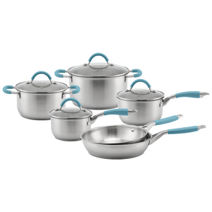 Factory New Arrival Stainless Steel Cookware Set with Handle Cooking Pots Brazed Bottom Cookware Set Casserole Soup & Stock Pots With Lids