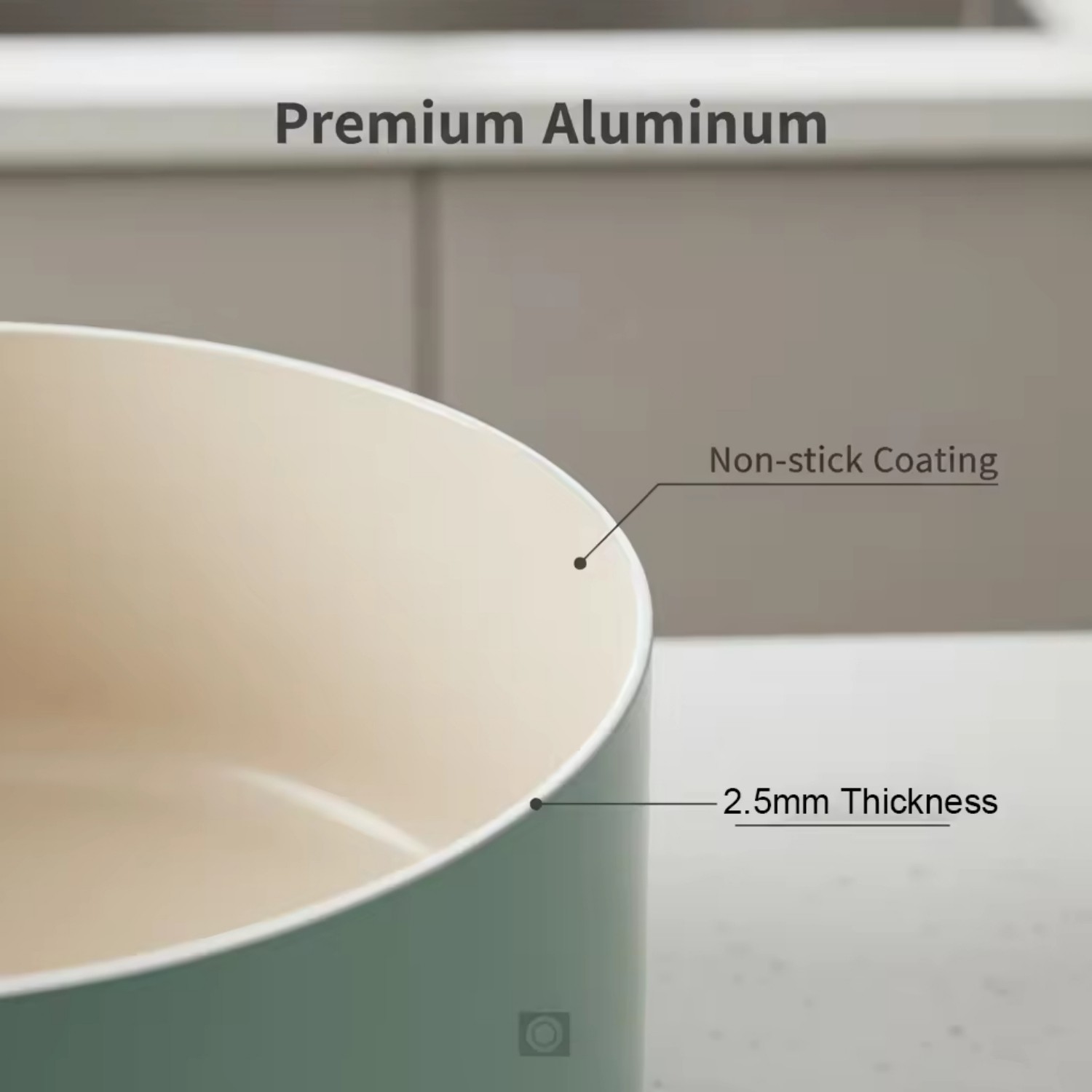 8PCS Customizable Ceramic Non Stick Pans and Pots Set Induction Cast Aluminum Ceramic Cookware Set Pots and Pans Set