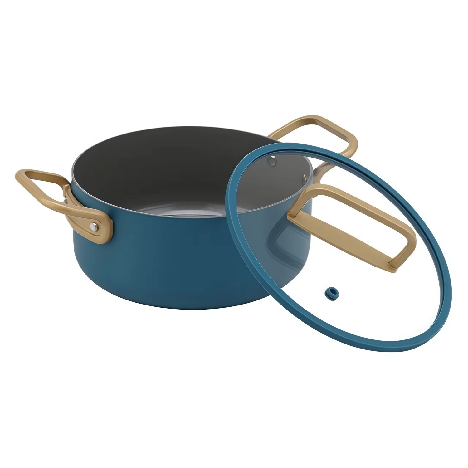 11PCS Customizable Ceramic Non Stick Pans and Pots Set Induction Cast Aluminum Ceramic Cookware Set Pots and Pans Set