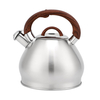 3.0L Stove Top Stainless Steel Tea Pot New Food Grade Polished Custom Top Seller Whistling Tea Kettle With Wood Handle