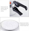 Factory Small Aluminum Alloy Pressure Cooker with Magnetic Bottom 3L 4L 5L 7L 9L 11L 13L 17L Sizes for Gas and Induction Cooker