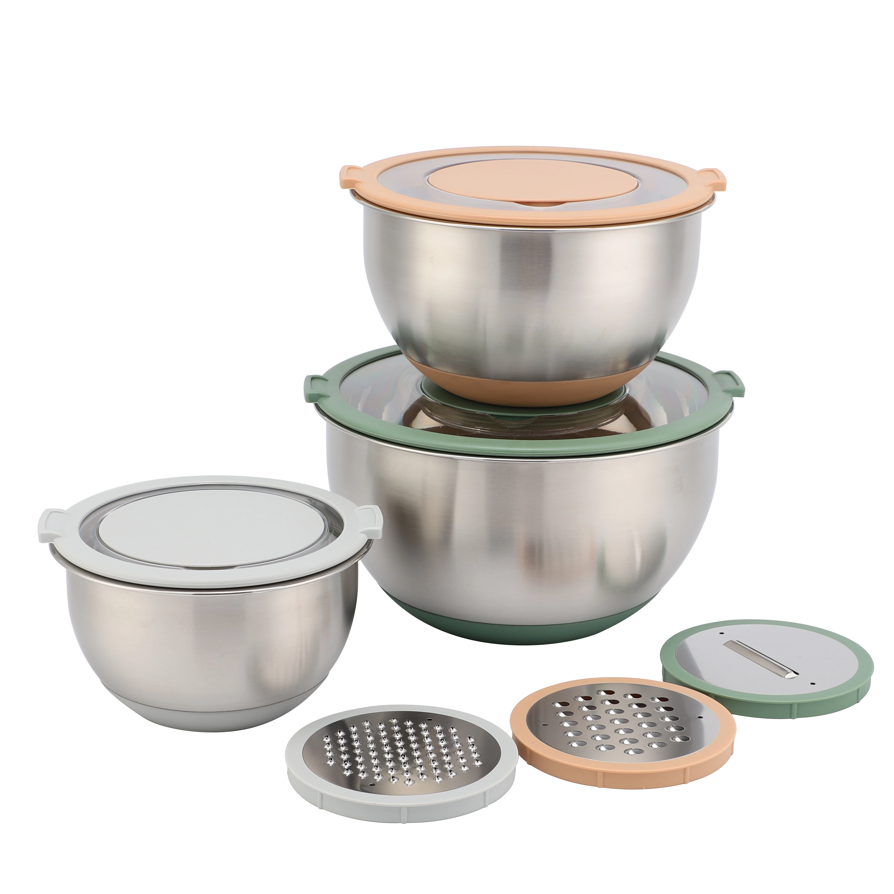Stainless Steel Mixing Bowl with Lid