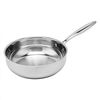 Tri-ply Hybrid Pan & Wok with Double Ears PFAS PFOA Free Honeycomb Stainless Steel Non-stick Wok Pan Cookware 