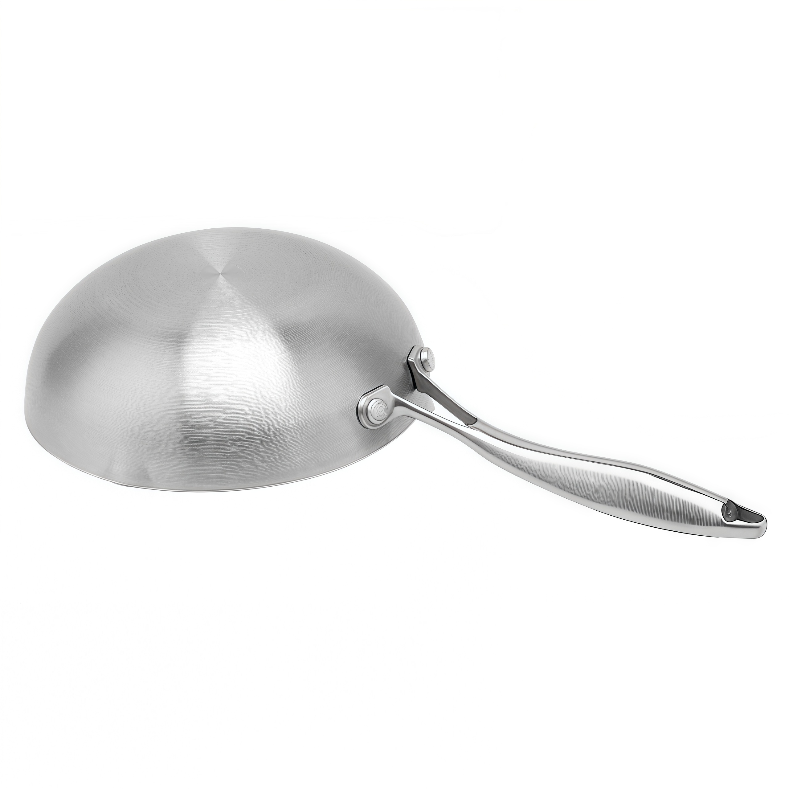 Hybrid TriPly Stainless Steel Nonstick Wok With Handle No Coating Nonstick Cookware Support ODM/OEM Non Toxic NO PFAS PFAS