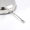 Hot Sale Wholesale Tri-ply Base Stainless Steel Pan 20/24/26/28cm 8inch/10inch/12inch Non-Coating Cookware Frying Pan