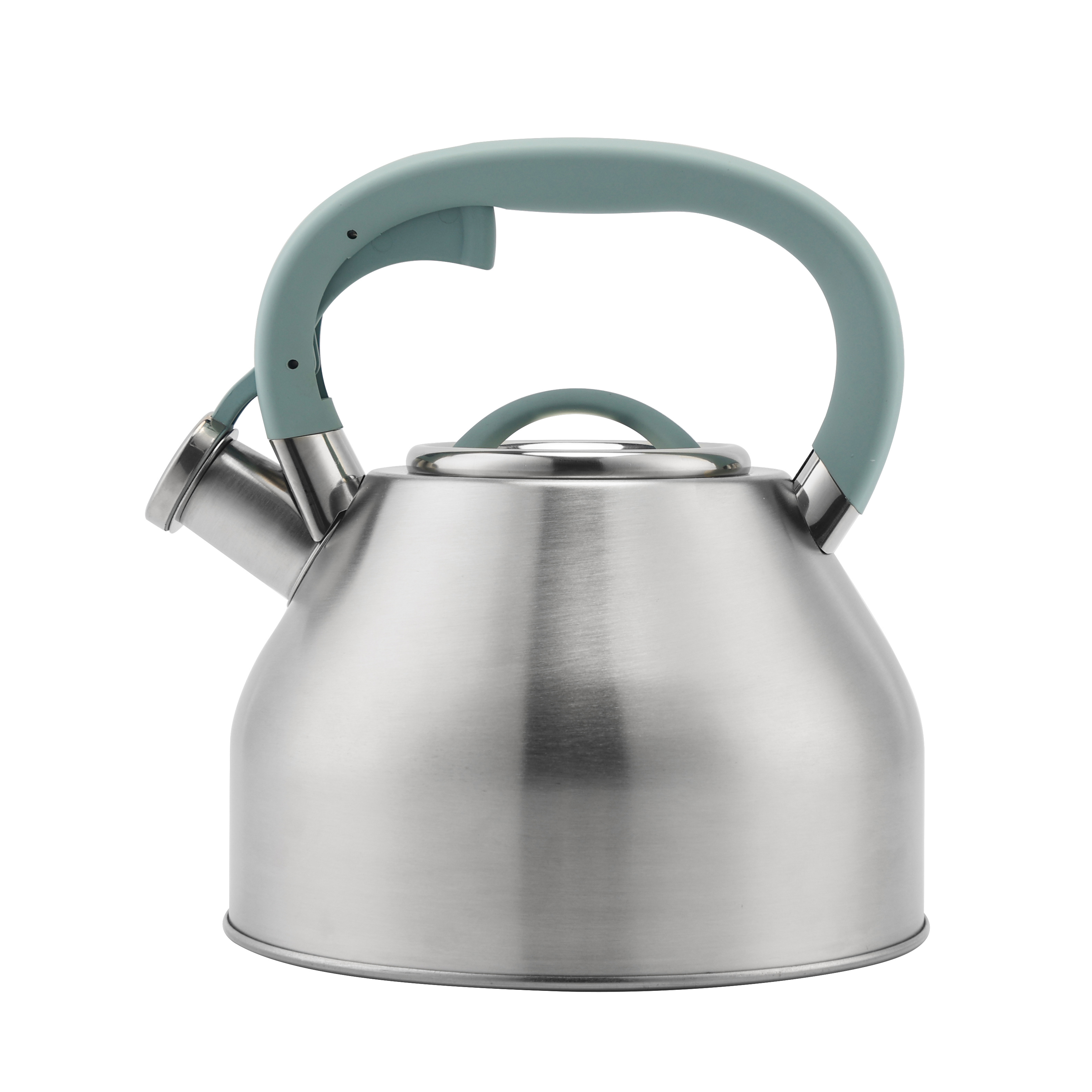 Modern 3L Stainless Steel Whistling Kettle Tea Teapot with Bakelite Handle Home Kitchen Induction Stove Top Metal Construction