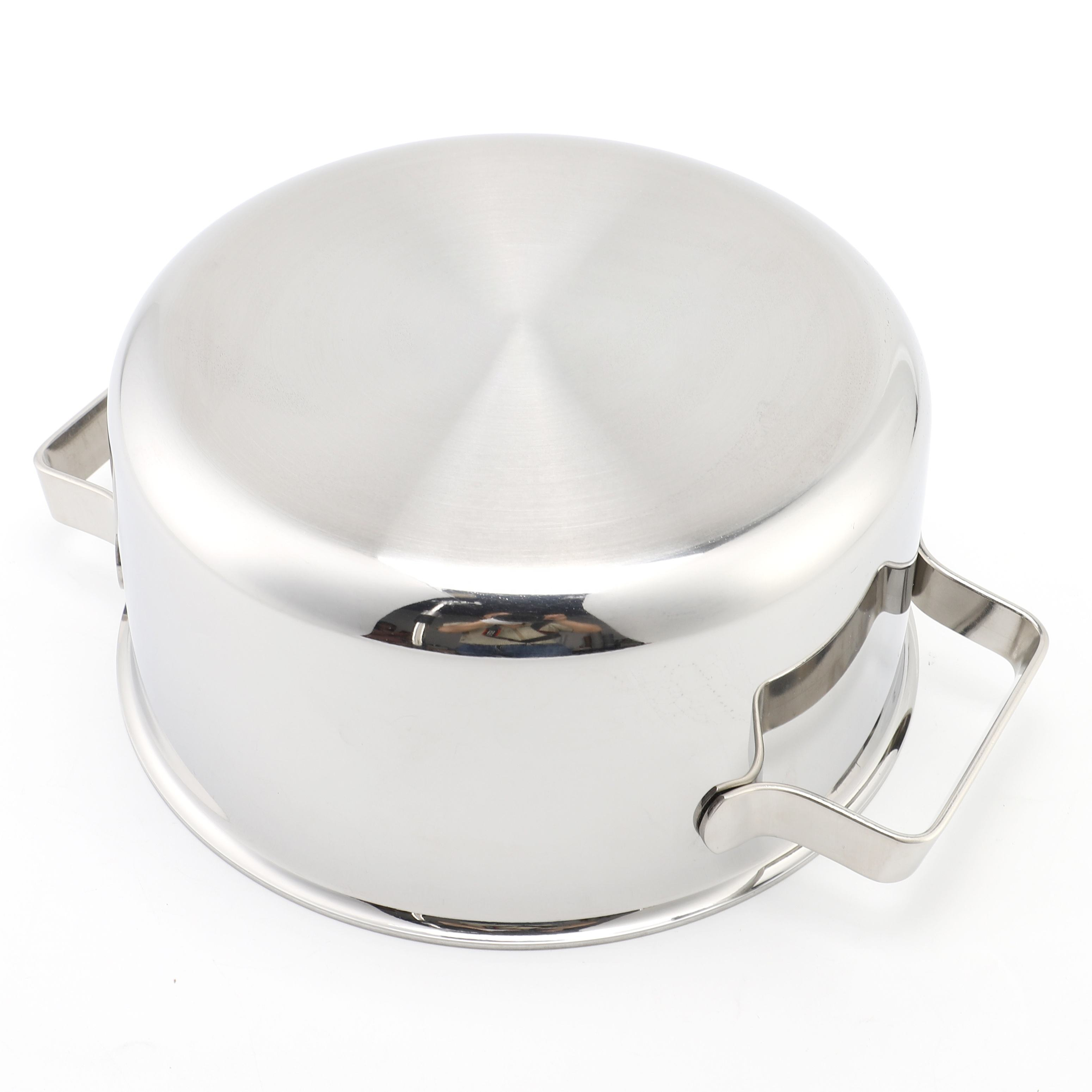 New Designer Korean Style 304 Triply Stainless Steel Kitchen Induction Stainless Steel Cookware Sets Cooking Pot Set