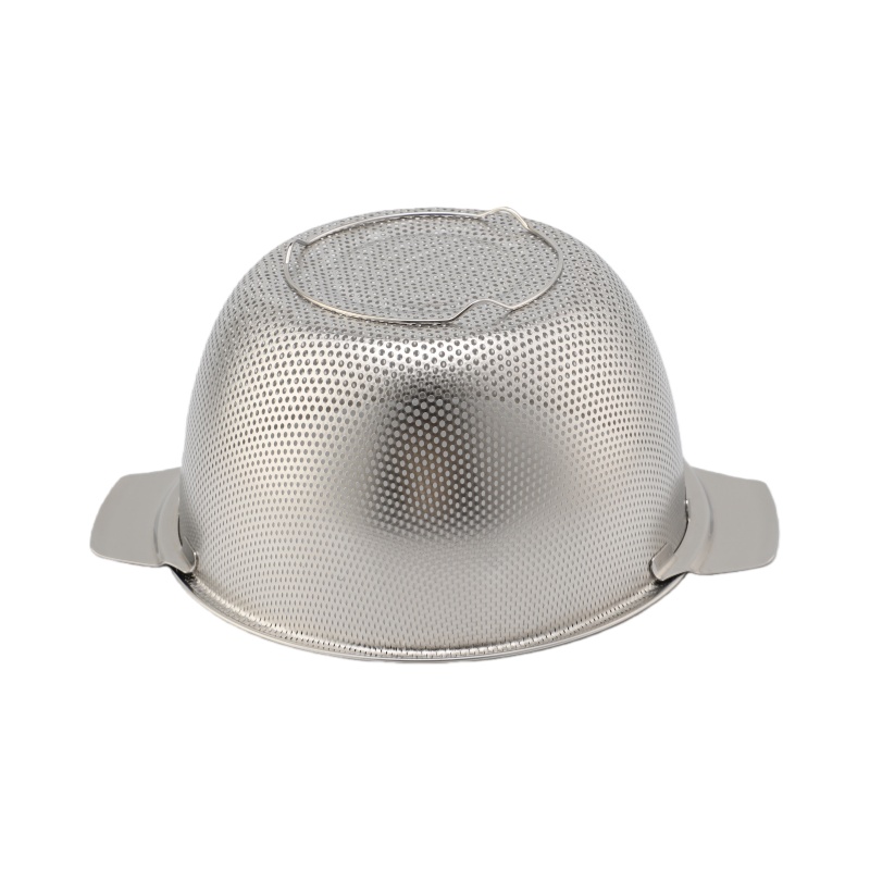 Stainless Steel Kitchen Strainer Colanders with Handle Kitchen Food Strainer Basket for Washing Vegetable Fruit Vegetable