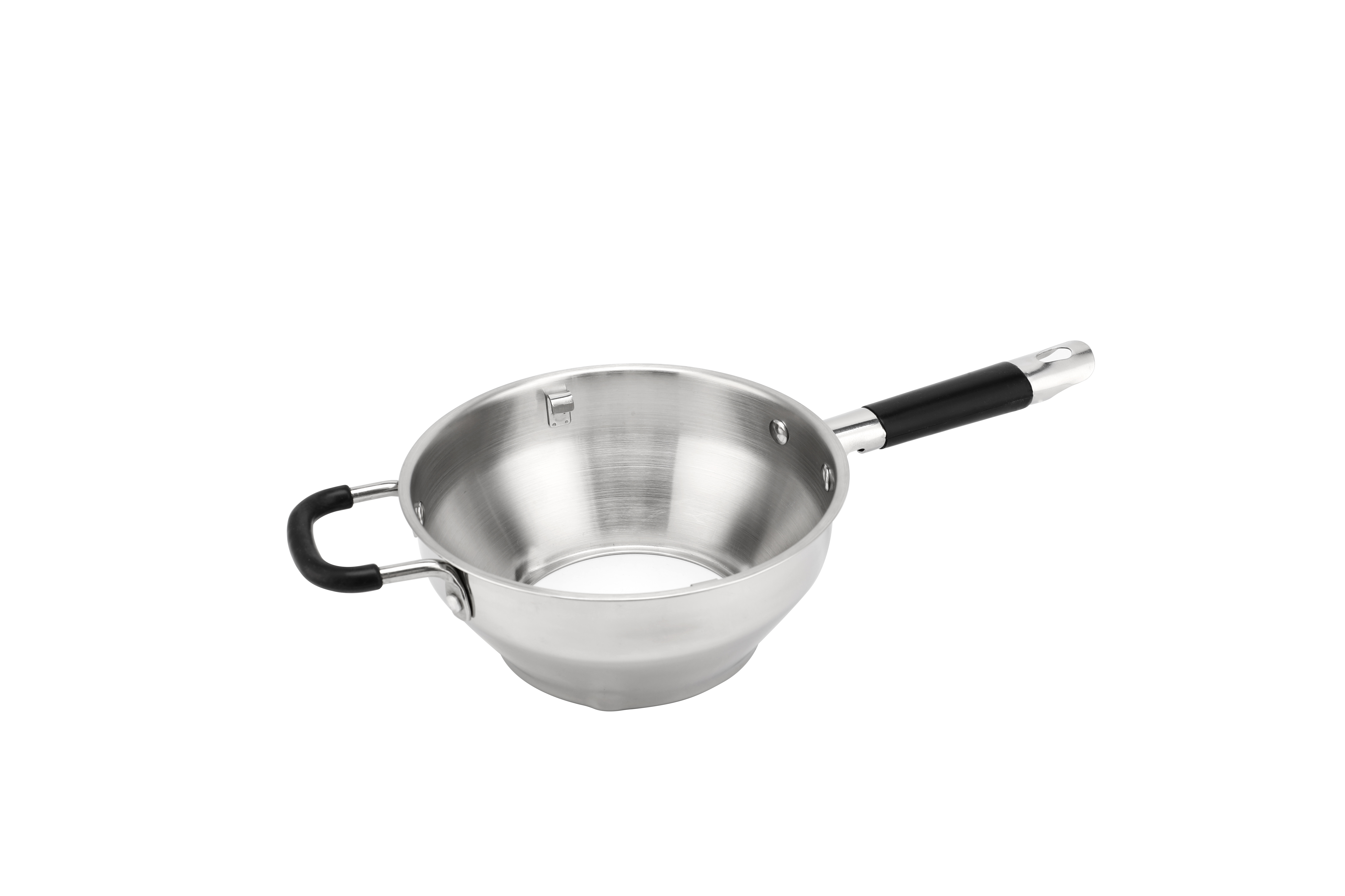 Rotary Stainless Steel Food Mill Strainer Potato Masher Grinder Vegetable Mill Detachable Silicone Handle with 3 Milling Discs