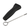 Rotary Stainless Steel Food Mill Strainer Potato Masher Grinder Vegetable Mill Detachable Silicone Handle with 3 Milling Discs