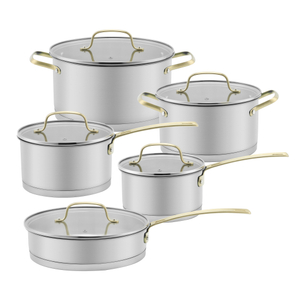 Wholesale Delicate Appearance Multi Function Thickening Base Cookware Stainless Steel Casserole Set Soup & Stock Pots With Lids
