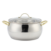 Wholesale Delicate Appearance Multi Function Apple Shape Cookware Stainless Steel Casserole Set Soup & Stock Pots With Lids