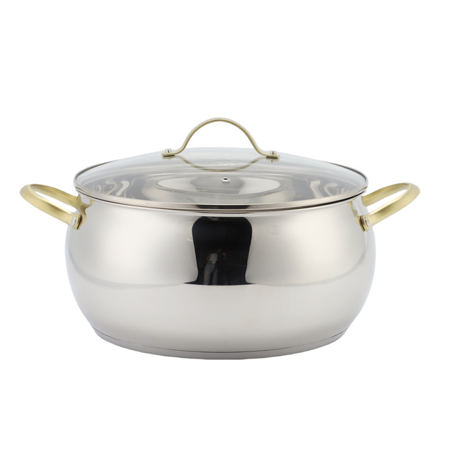 Wholesale Delicate Appearance Multi Function Apple Shape Cookware Stainless Steel Casserole Set Soup & Stock Pots With Lids