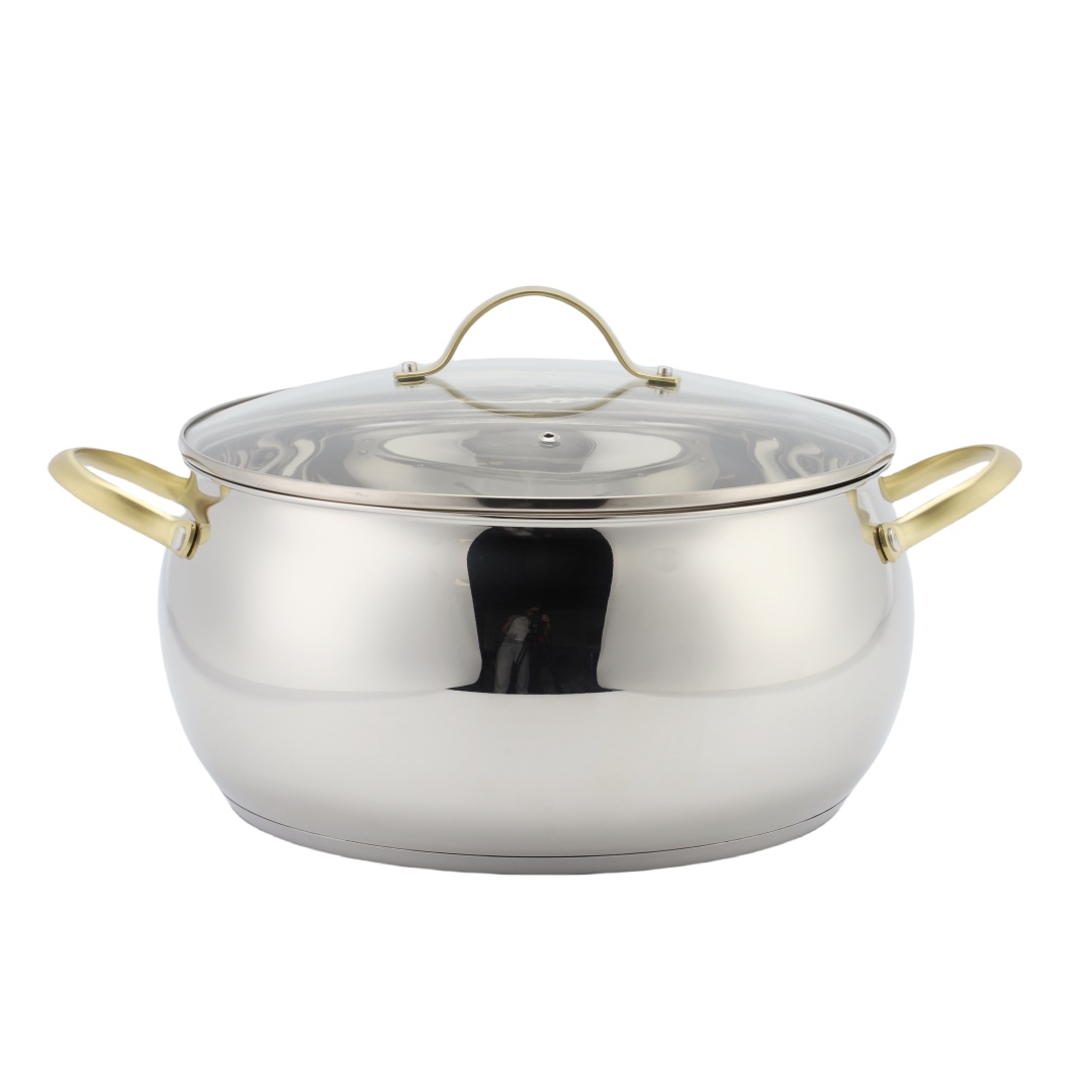 Wholesale Delicate Appearance Multi Function Apple Shape Cookware Stainless Steel Casserole Set Soup & Stock Pots With Lids