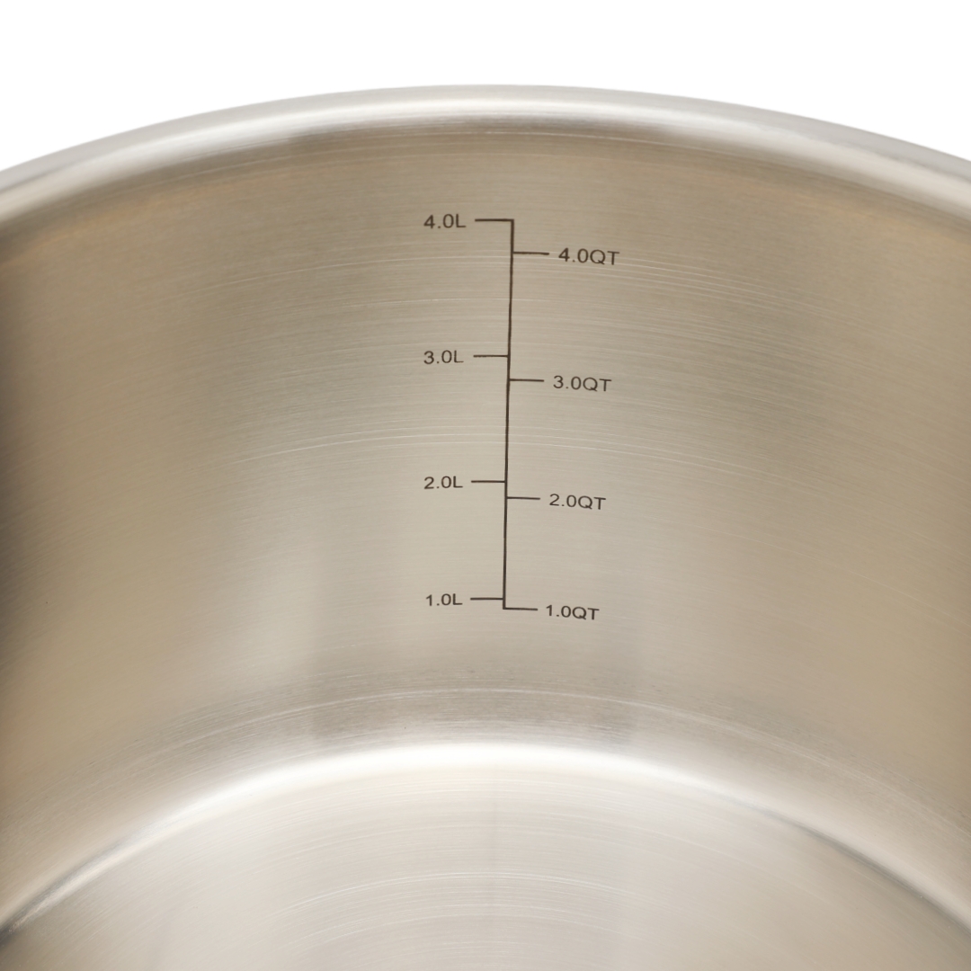 Wholesale Custom Kitchen Utensils Stainless Steel Impact Bonded Bottom Cooking Pot Set Pots And Pans Set With Steel Handle 6 Pieces Cookware Set