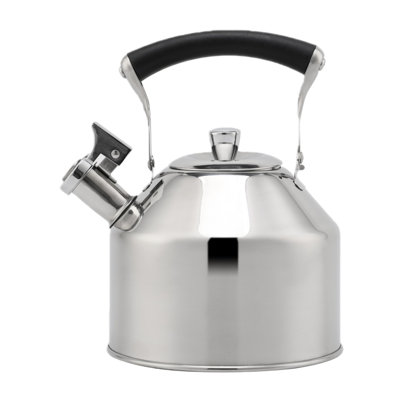 Modern Home Kitchen 3.5L Stainless Steel Whistling Kettle Induction Stove Top Tea Pot with Metal Construction Water Teapot