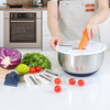 Factory Multifunction Large 5L Manual Fruits Vegetables Stainless Steel Salad Spinner