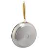 Hot Sale Wholesale Impact Bonded Bottom Stainless Steel Pan 20/24/26/28cm 8inch/10inch/12inch Non-Coating Cookware Frying Pan