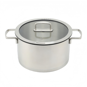 New Arrivals 12 Piece 304 Stainless Steel with Silicone Drain Lid Cookware Sets Pots And Pans Non-Toxic Kitchen Cookware Set with Stainless Steel Lid