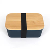Food Container Bento Lunch Box 304 Stainless Steel Lunch Box with Bamboo Lid