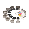 Magnetic Stainless Steel Measuring Cups Set Measuring Tools With Silicone Handle- Accurate and Durable Kitchen Tool