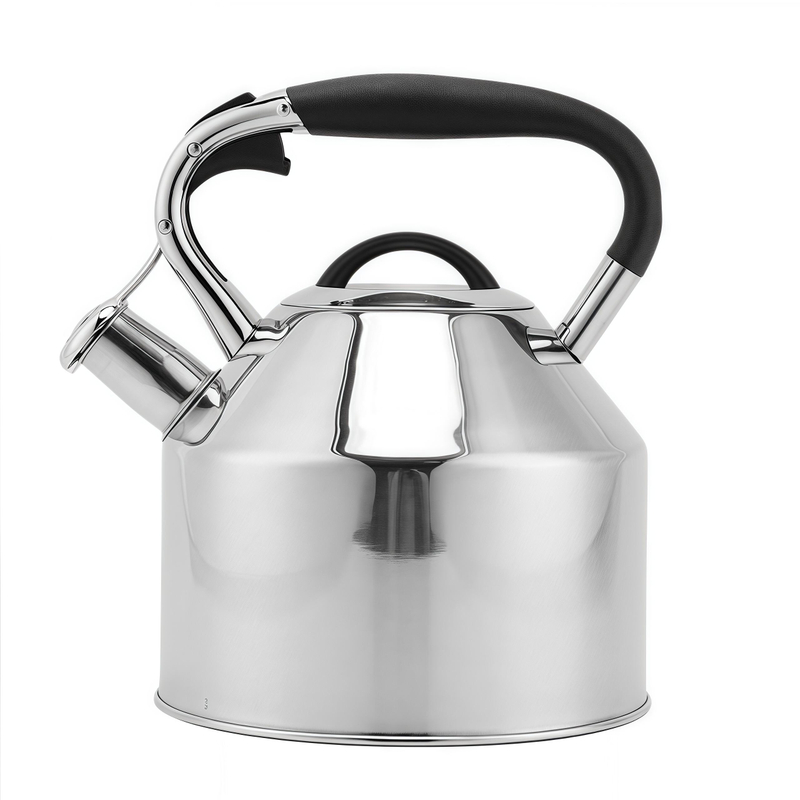 New Modern Home Kitchen 3.5L Stainless Steel Whistling Kettle Induction Stove Top Tea Pot with Metal Construction Water Teapot
