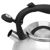 Modern 4L Stainless Steel Whistling Tea Kettle Induction Stove Top Water Pot with Bakelite Handle for Home Kitchen Use