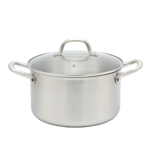 18/10 Triply Stainless Steel Kitchen Induction Stainless Steel Cookware Sets Cooking Pot Set Soup Pot Set 