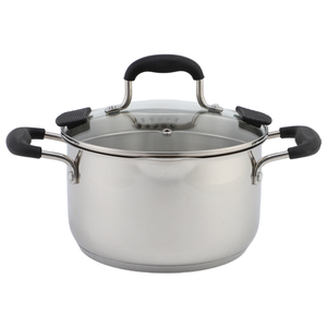 Factory New Arrival Stainless Steel Cookware Set with Handle Cooking Pots Brazed Bottom Cookware Set Casserole Soup & Stock Pots With Lids
