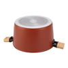 9 PCS Customizable Ceramic Non Stick Pans and Pots Set Induction Cast Aluminum Cookware Set Pots and Pans Set with Wood Handle