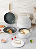 10PCS Customizable Ceramic Non Stick Pans and Pots Set Induction Cast Aluminum Ceramic Cookware Set Pots and Pans Set