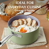 6 PCS Customizable Ceramic Non Stick Saucepans and Pots Set Induction Cast Aluminum Ceramic Cookware Set Pots and Pans Set