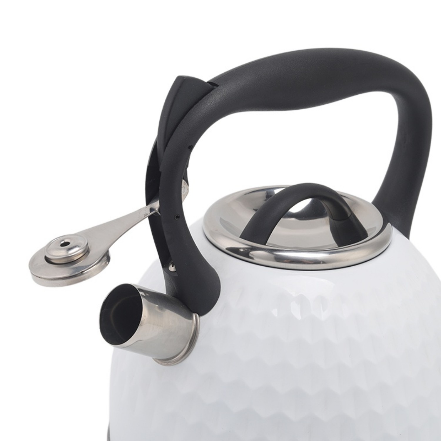 Stovetop Water Kettle Tea Pot 3.2QT 3L Food Grade Stainless Steel Whistling Kettle