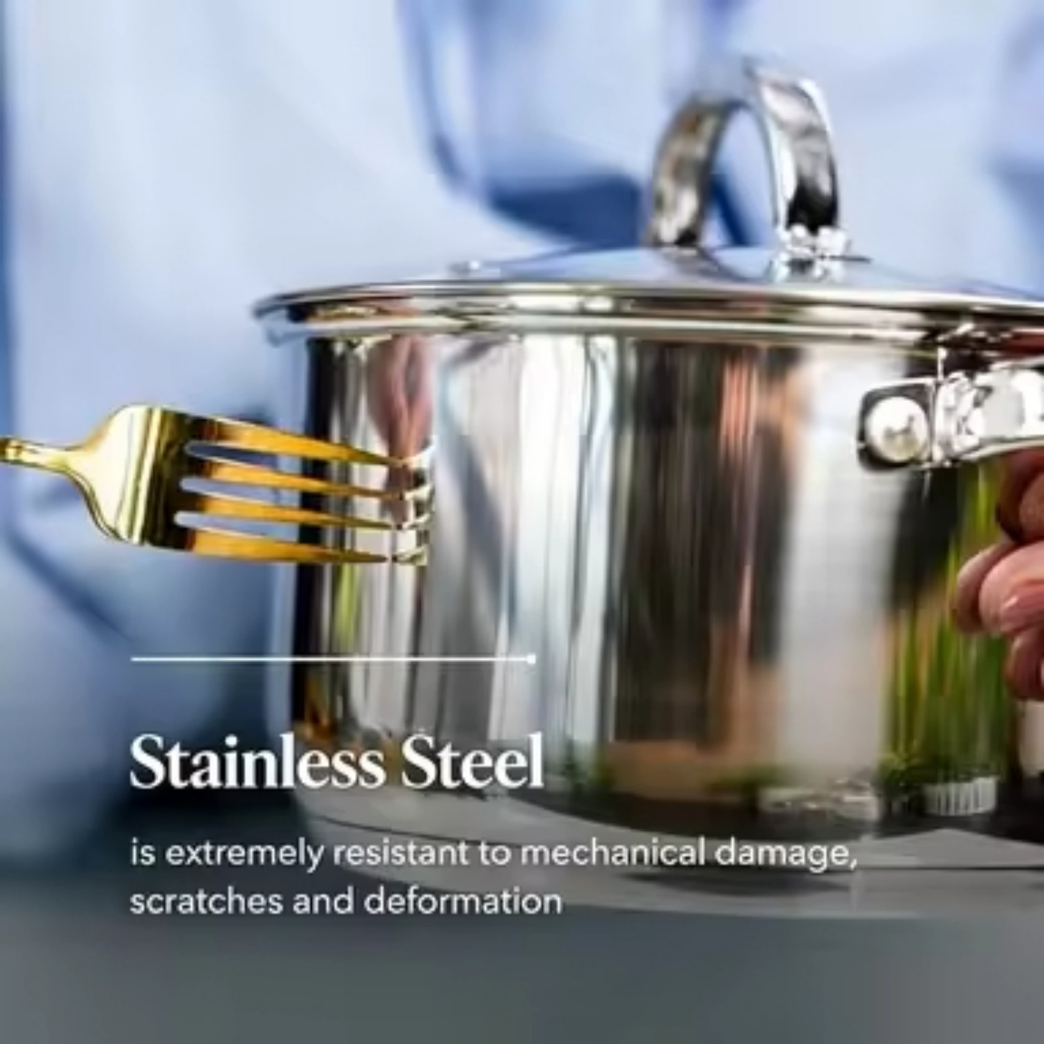 Hot Sale Cooking Pot Heavy Weight 5ply Base Stainless Steel Casserole Soup Pot Stock Pots with Stainless Steel Handle