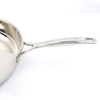 Hot Sale Wholesale Tri-ply Base Stainless Steel Pan 20/24/26/28cm 8inch/10inch/12inch Non-Coating Cookware Frying Pan